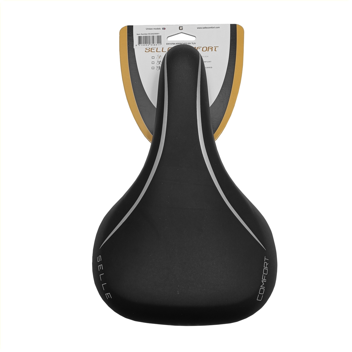 Selle Comfort Saddle Vintage, bez pętli