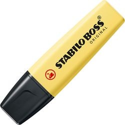 Marker tekstowy Abi stlo boss oryginalny pastelowy żółty