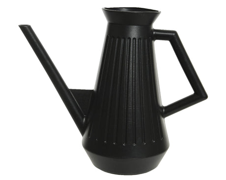 Konewka Decoris plastikowa 1,8 litra dł. 29-szer.14-wys. 24,5cm czarna prążkowana
