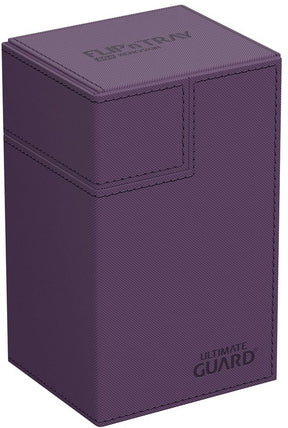 Ultimate Guard flip'n'tray 80+ xenoskin - fioletowe pudełka na karty