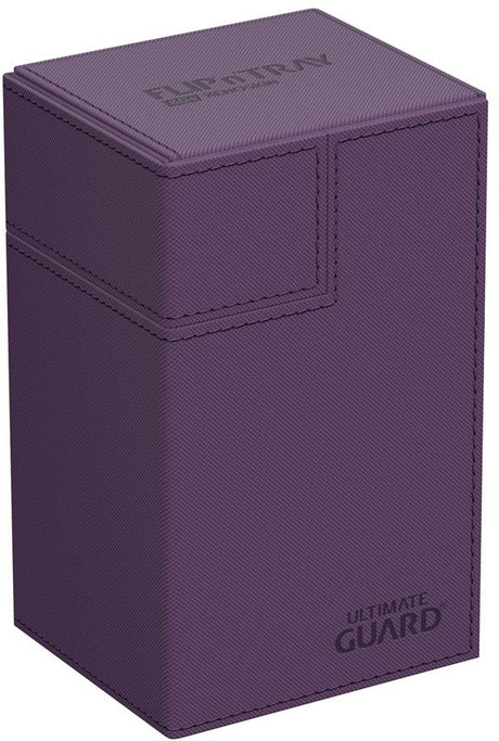 Ultimate Guard flip'n'tray 80+ xenoskin - fioletowe pudełka na karty