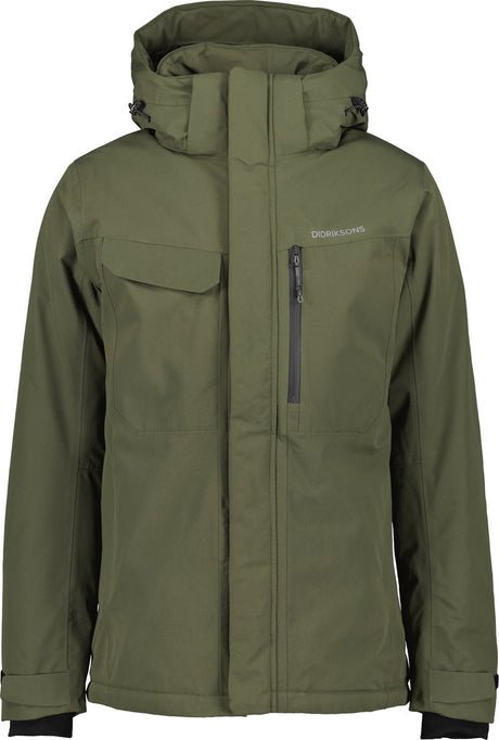 Męska kurtka outdoorowa Didriksons stefan usx jkt - głęboka zieleń