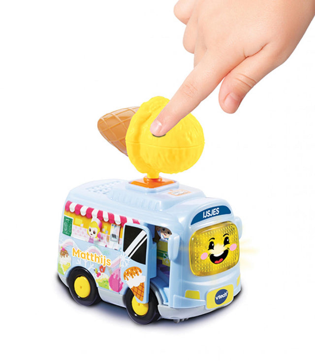 Samochód Toot Toot Vtech - specjalna edycja ciężarówki z lodami Matthijs
