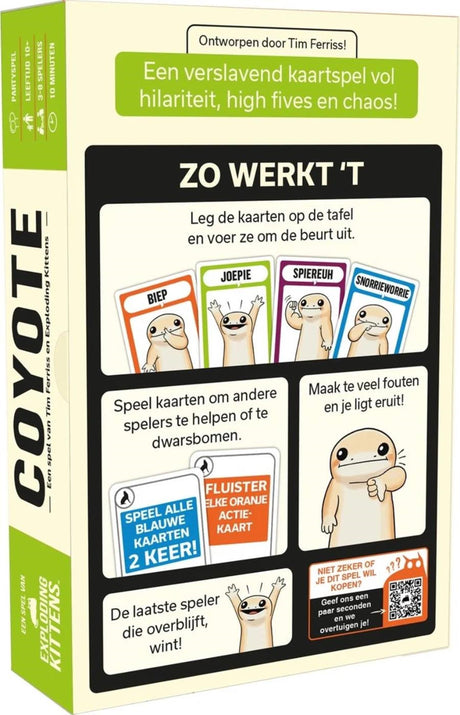 Asmodee eksplodujące kocięta - gra karciana na imprezę Coyote (wersja nl)