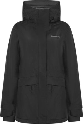 Didriksons essa wns jkt dames outdoorjas - black 36