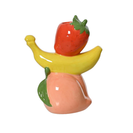 Wazon Decoris z porcelany 9cm15cmh18cm ułożone owoce