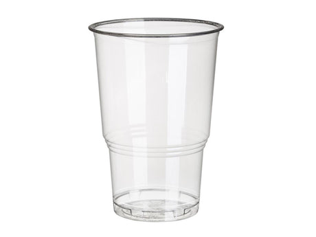 Papstar 25 kubków do picia pla pure 250 ml ã˜7,8x11cm krystalicznie przezroczyste z piankową główką