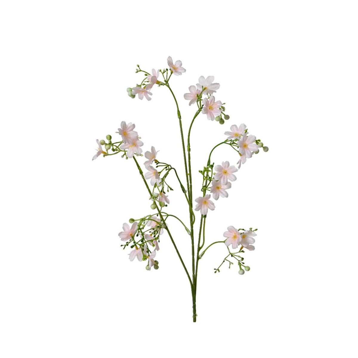 Decoris sztuczny kwiat różowy 67cm delikatny róż