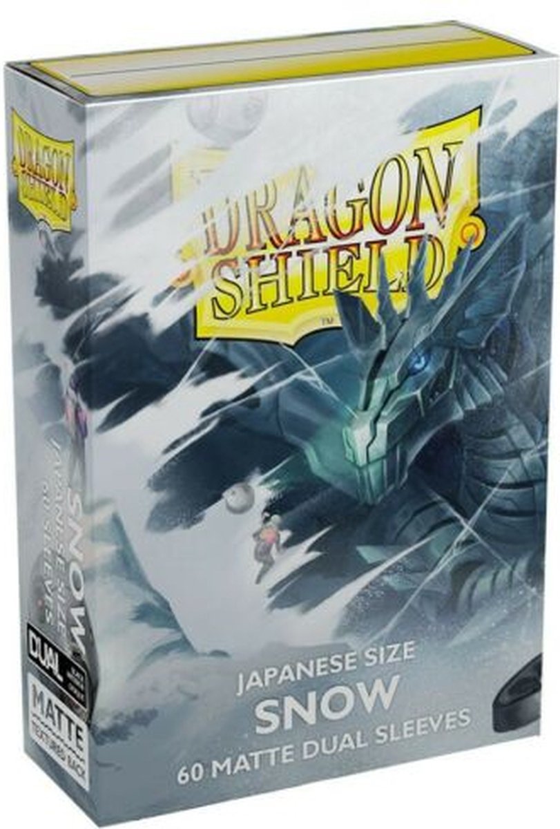 Dragonshield 60 box japoński śnieg podwójny mat
