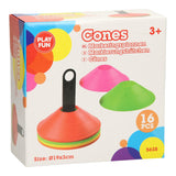 Czapki treningowe Playfun, 16 szt.