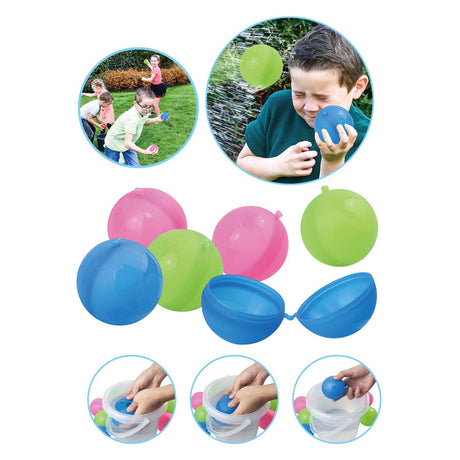 Playfun kule wodne do wielokrotnego napełniania, 6 szt.