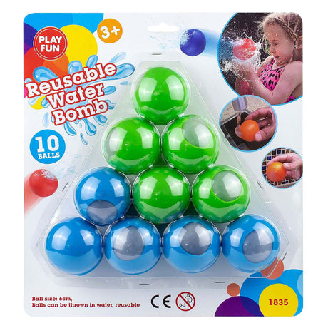 Kule wodne wielokrotnego użytku Playfun, 10 szt.