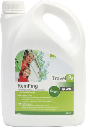Building core travellife Kemping green - płyn toaletowy - 2 litry