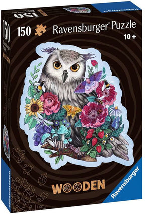 Drewniane puzzle Ravensburger 150 elementów sowa