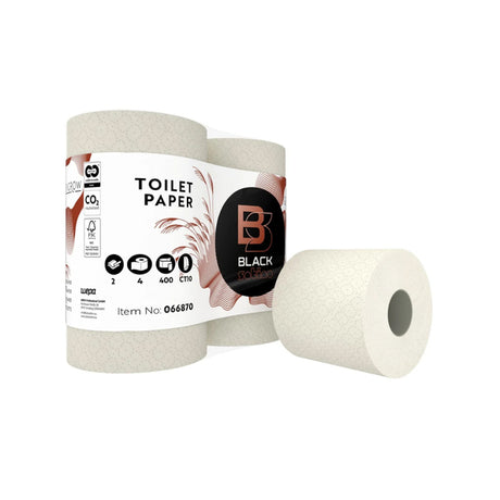 Papier toaletowy greengrow Satino czarny 2-warstwowy (40 rolek po 400 ark.)