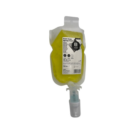 Mydło w pianie Satino czarne wiosenne świeże (6x 750 ml)