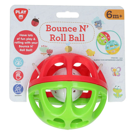 Playgo Bouncy and Play Ball - elastyczny plastik z dźwiękiem