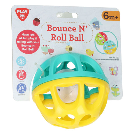 Playgo Bouncy and Play Ball - elastyczny plastik z dźwiękiem