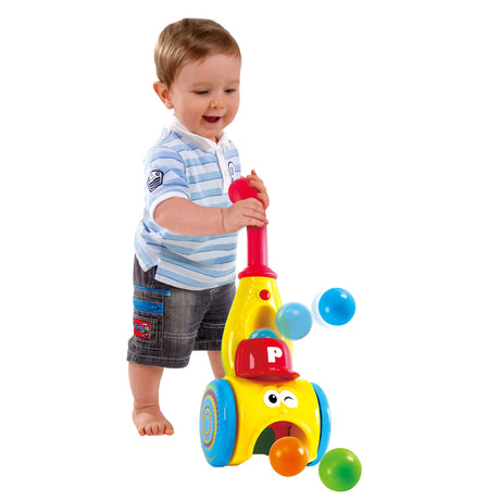 Miotacz Playgo z łyżką do piłek, żółty 2995