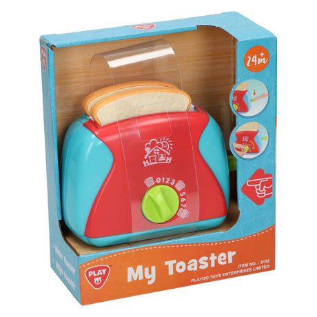 Wymiary tostera Playgo: 12 x 5 x 5 cm