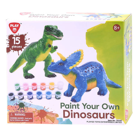 Playgo pomaluj własne dinozaury - 15 szt.