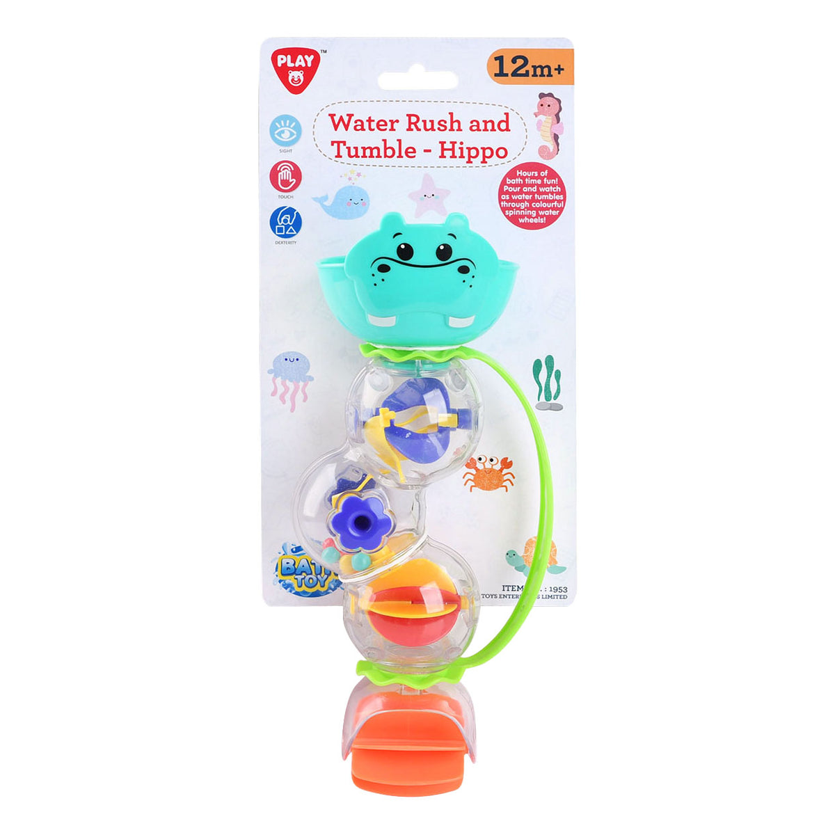 Hipopotam wodny Playgo z przyssawkami