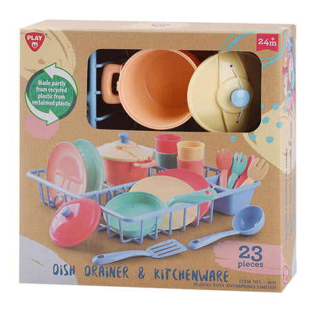 Półka na pranie Playgo z akcesoriami kuchennymi - 23 szt