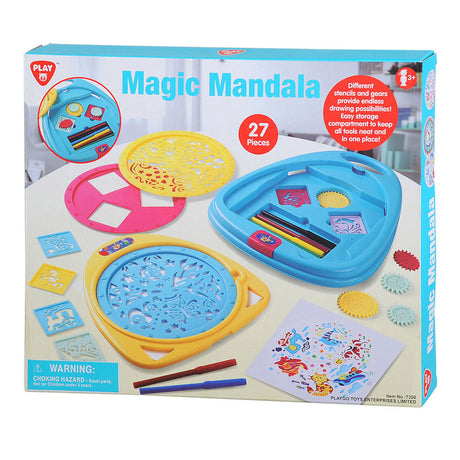 Zestaw do rysowania magicznej mandali Playgo - 27 szt.