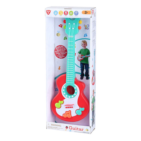 Gitara Playgo z nutami czerwonymi