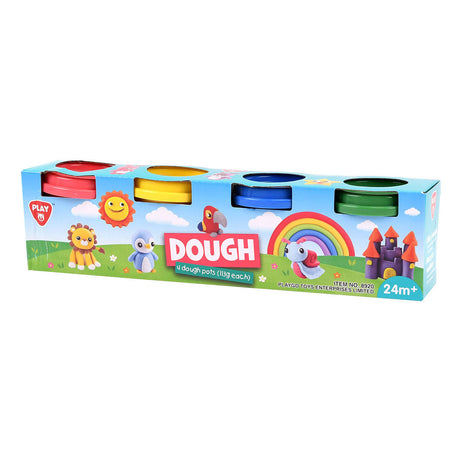 Zestaw glinek Playgo w 4 kolorach - 4x56gram
