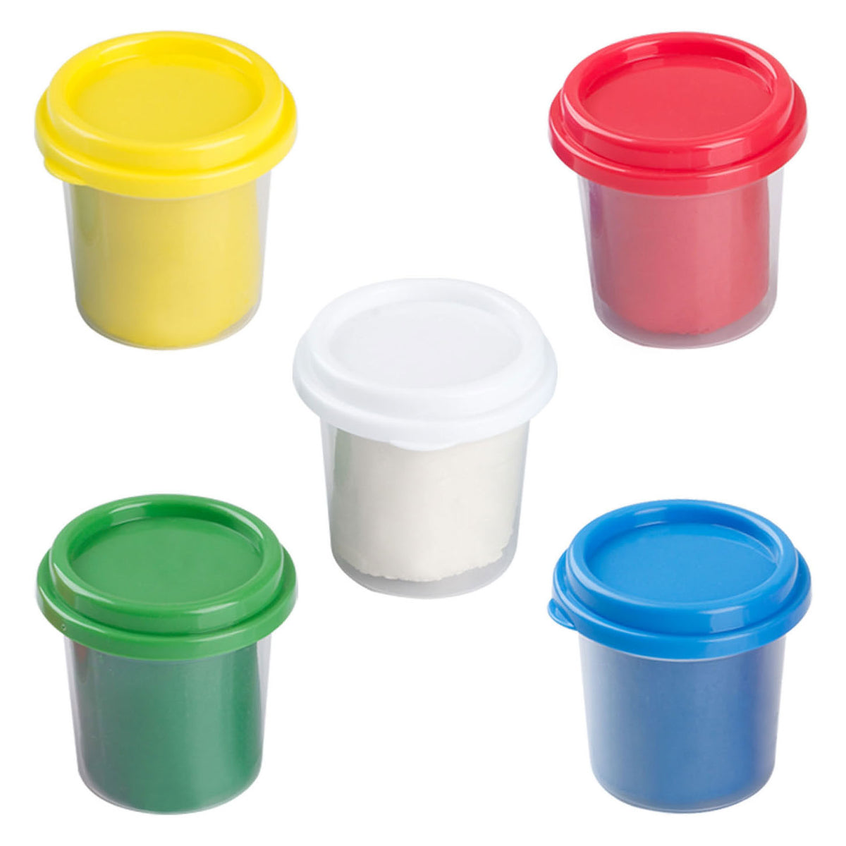 Zestaw glinek Playgo w 5 kolorach - 5x56gram