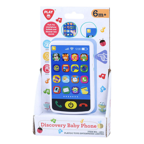 Zabawka na smartfona Playgo Baby z dźwiękiem i światłem dla dzieci.