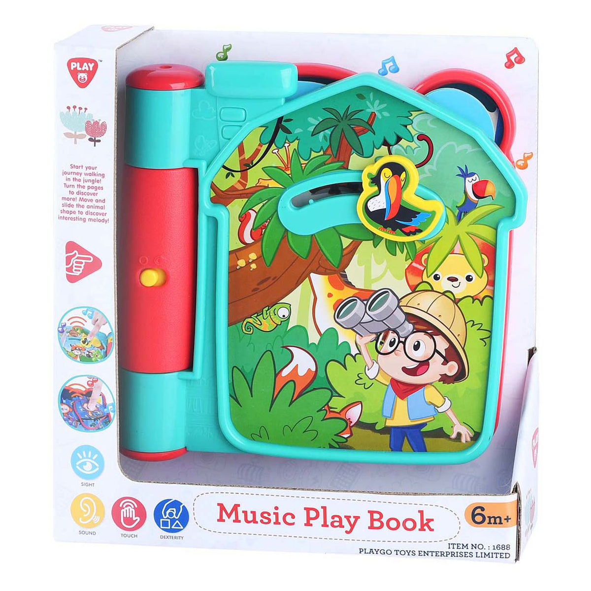 Książka dźwiękowa Playgo „Dżungla”.