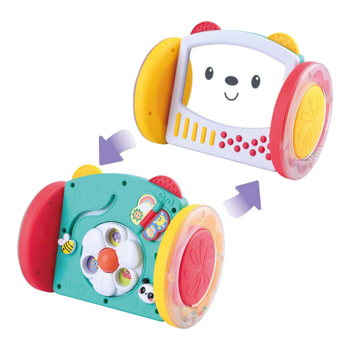 Playgo aktywizująca rola zabawki sensoryczne kolorowe dla niemowląt.