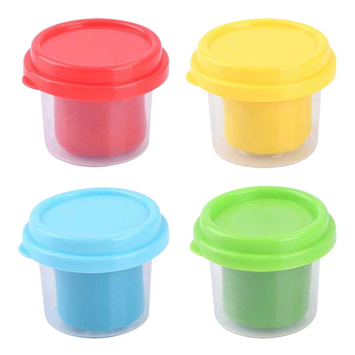 Zestaw glinek Playgo w 4 kolorach - 4x56gram