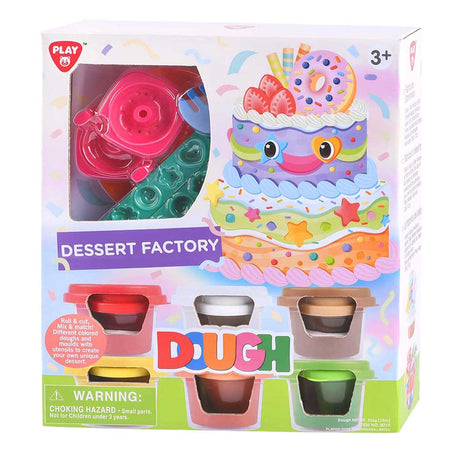 Zestaw glinek deserowych Playgo - 6 glinianych garnków