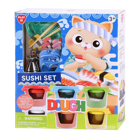 Zestaw glinek do sushi Playgo - 6 glinianych garnków