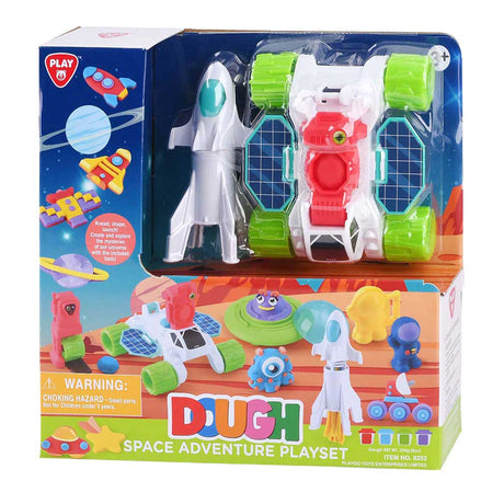 Zestaw gliniany Playgo Space Adventure - 4 gliniane garnki