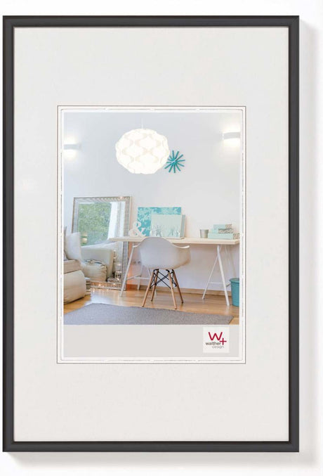 Walther new lifestyle - ramka plastikowa - rozmiar zdjęcia 50x60 cm - czarna