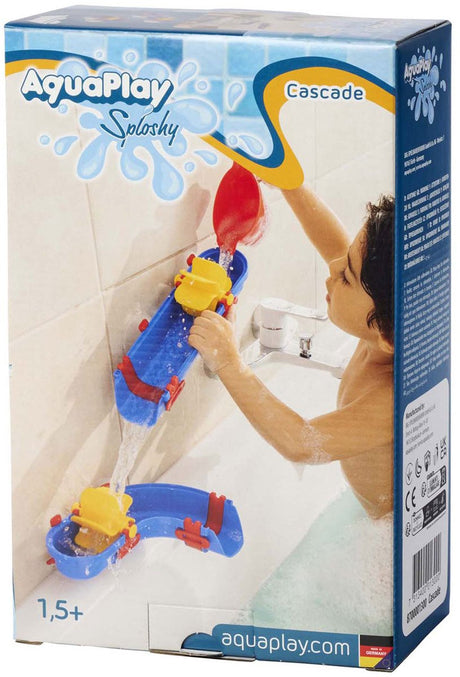 Zabawki do kąpieli Aquaplay, pluszowy kaskadowy tok wodny z akcesoriami.