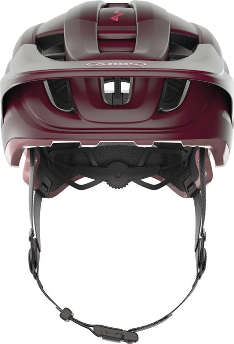Kask rowerowy Abus Cliffhanger Wildberry Red s - 51-55 cm - czerwony - odpowiedni do użytku na rowerach górskich - 300 g
