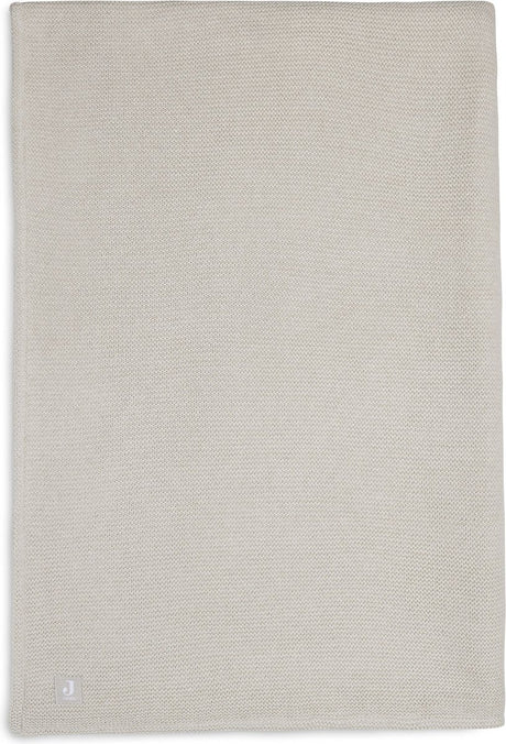 Jollein deken ledikant 100x150cm basic knit nougat fleece
