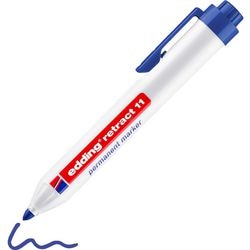Marker permanentny edding z przyciskiem 11 1,5-3mm niebieski