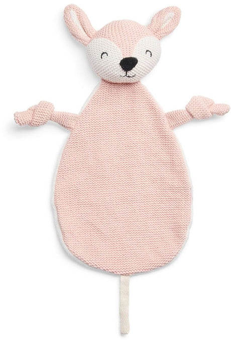 Jollein - knuffeldoekje deer (pale pink) - speenknuffel, speendoekje baby, speendoek - katoen