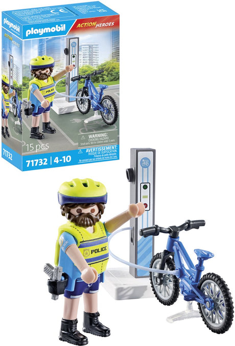 Playmobil Action Heros Policyjny patrol rowerowy 71732