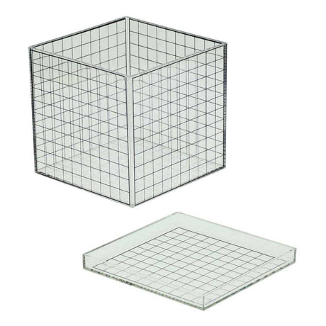 Przezroczysta kostka do wędkowania Albatros 3D - 10x10x10 cm