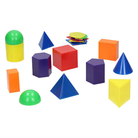 Zestaw kształtów geometrycznych - 12 szt.