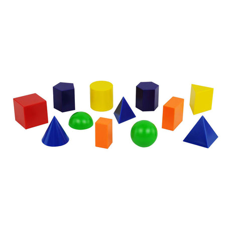 Zestaw kształtów geometrycznych - 12 szt.