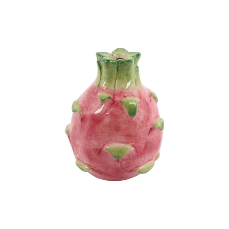 Wazon Countryfield Pitaya różowy, ceramika 10,5 x 10,5 x 13 cm