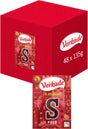 Verkade chocoladeletter puur - letter s - 48 x 135 gram